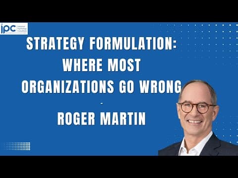 Strategy Formulation: Where Most Organizations Go Wrong