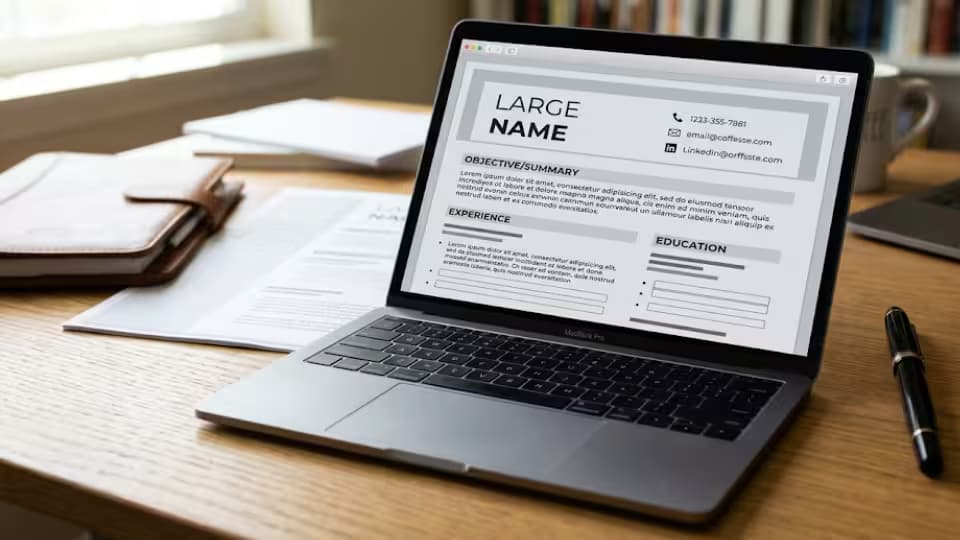 A Curriculum Vitae and Resume Template That Works for Both